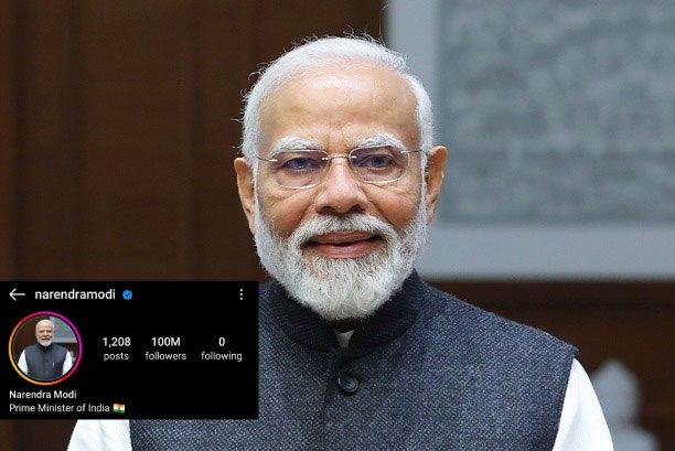 டிரம்ப்பை மிஞ்சிய மோடி: இன்ஸ்டாகிராமில் 100 மில்லியன் ஃபாலோவர்ஸ்களைக் கடந்து சாதனை! 