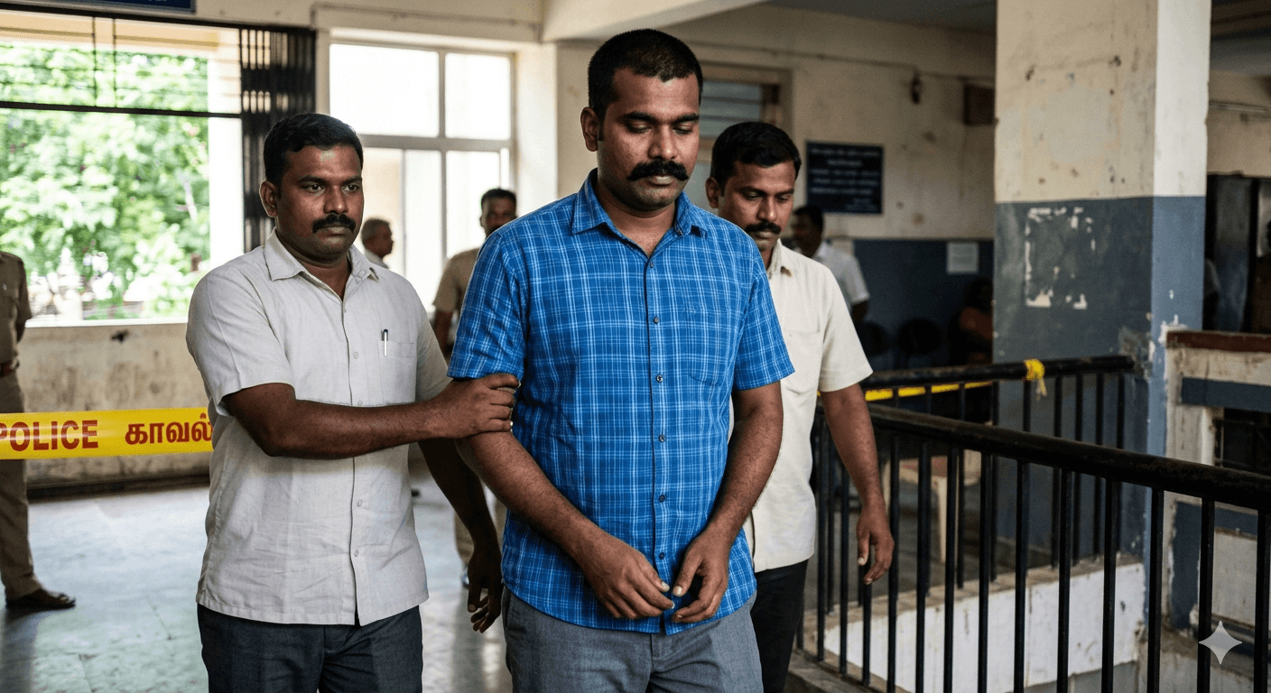 வேலியே பயிரை மேய்ந்த கொடுமை: சென்னையில் கல்லூரி மாணவியிடம் அத்துமீறி பணத்தைப் பறித்த போலீஸ் அதிகாரி கைது!