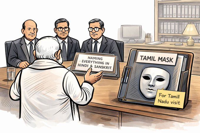 இந்தி வெறியில் எல்லை மீறும் பாஜக; பாஜக அரசை எச்சரித்த ஸ்டாலின்!