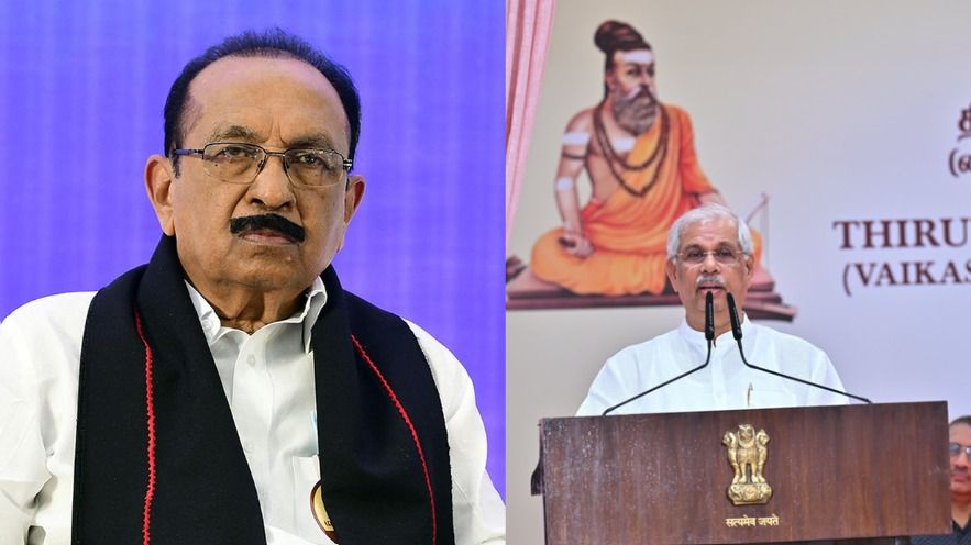 Vaiko | திருவள்ளுவருக்கு காவி உடை.. ஆளுநரின் அயோக்கியத்தனம்.. சீறிய வைகோ!