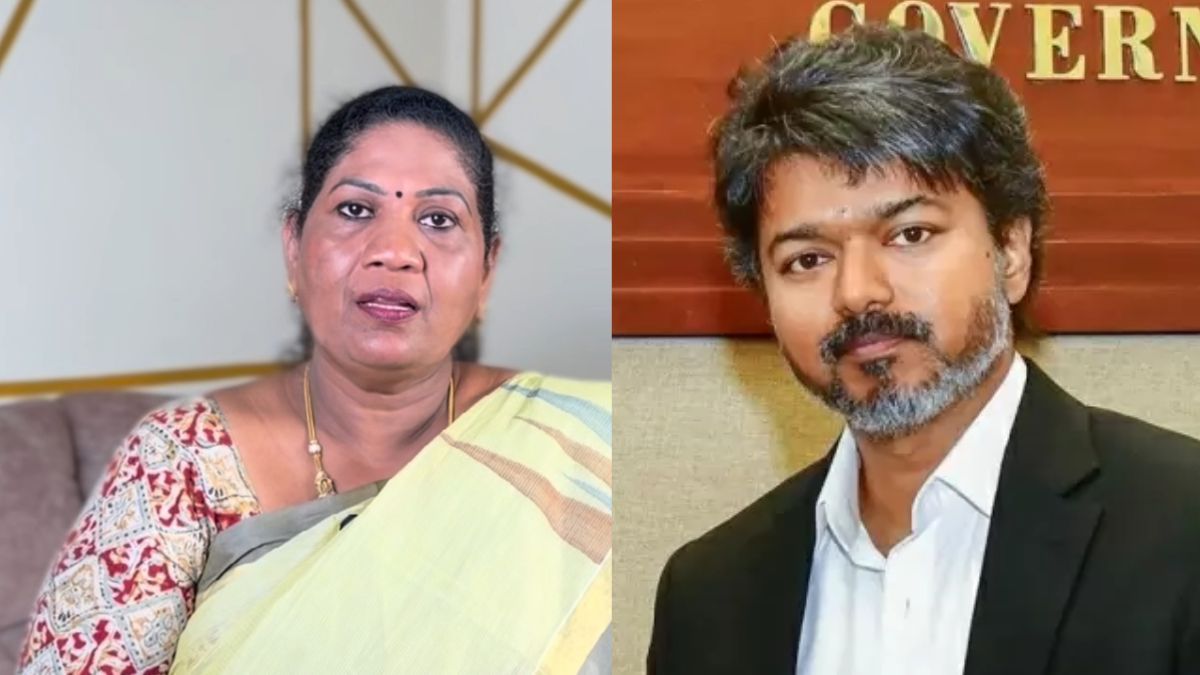 Sathyabama | பணத்துக்காக தவெகவில் இணைந்தேனா? - தாராபுரம் சத்யபாமா பரபரப்பு விளக்கம்!