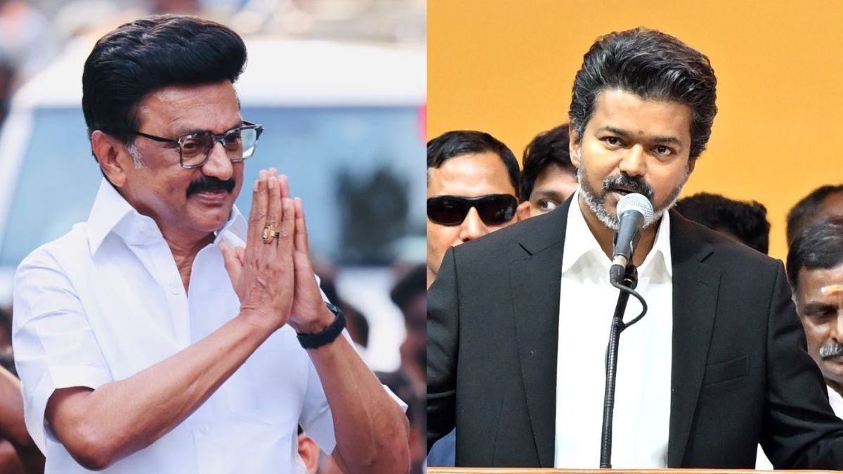 TVK Vijay Vs DMK MK Stalin | எதிரி கட்சியாக மாறுகிறதா திமுக?.. அமைதி காக்கும் விஜய்.. விளாசும் நெட்டிசன்கள்!