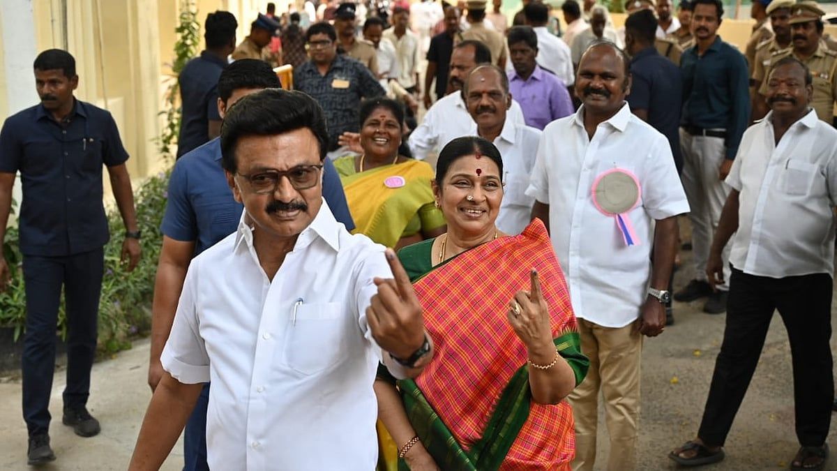 “தமிழ்நாட்டைக் காக்க ஏந்தும் கேடயம் உங்கள் வாக்கு”: குடும்பத்துடன் வாக்களித்த முதல்வர் ஸ்டாலின் பேச்சு