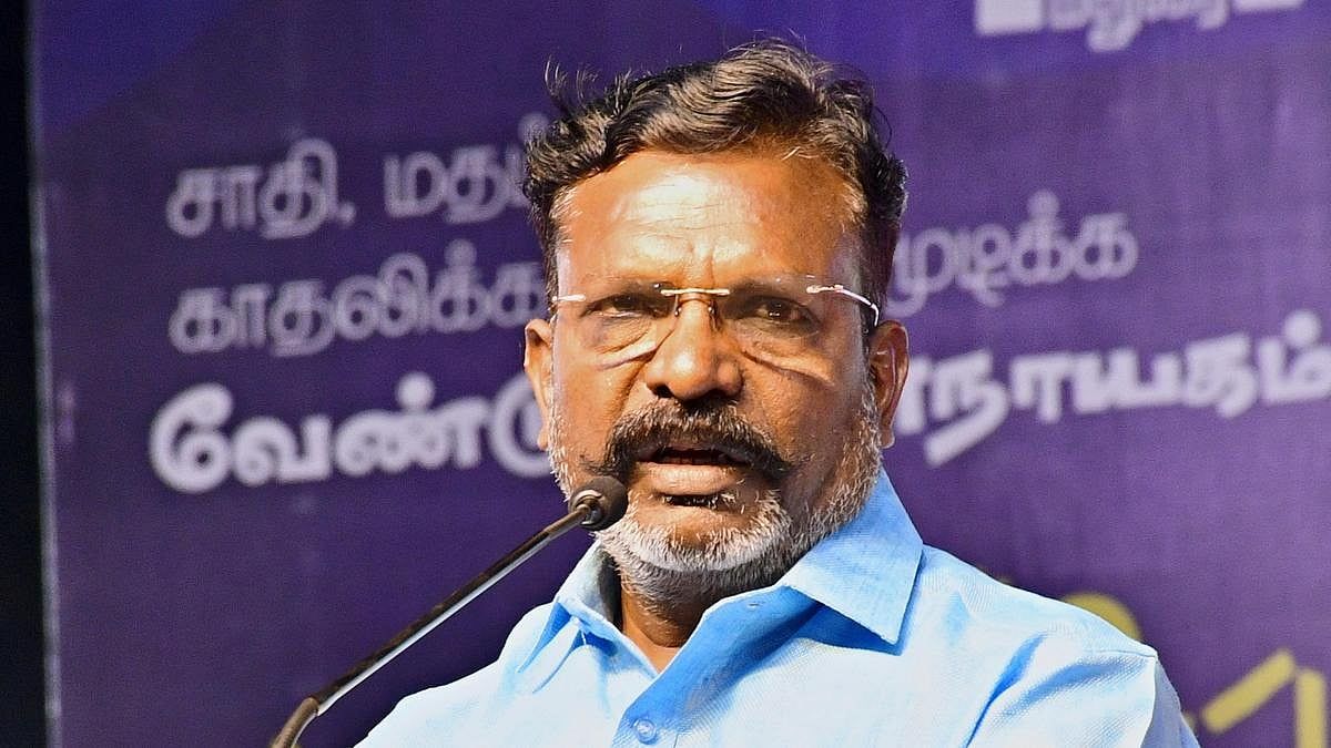 “ஆ.ராசாவின் ஆதங்கத்தில் நியாயம் இருக்கு... ஆனா, ஸ்டாலினுக்கு என் நேர்மை தெரியும்!” - தவெக கூட்டணி விமர்சனங்களுக்குத் திருமாவளவன் கொடுத்த விளக்கம்!