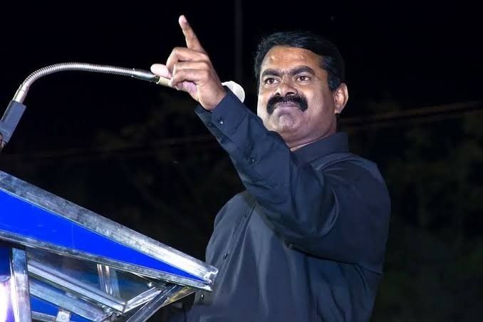 "திமுகவின் வீழ்ச்சி எனக்குப் பெருமகிழ்ச்சி; ஆனால் விஜய் செய்வது மக்கள் துரோகம்!" - சீமான் பேச்சு!