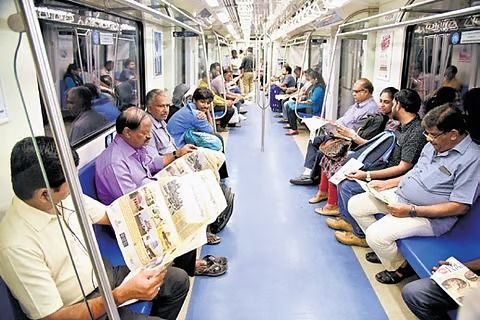 சென்னை மெட்ரோ ரயிலில் மே மாதத்தில் 90 லட்சம் பேர் பயணம்