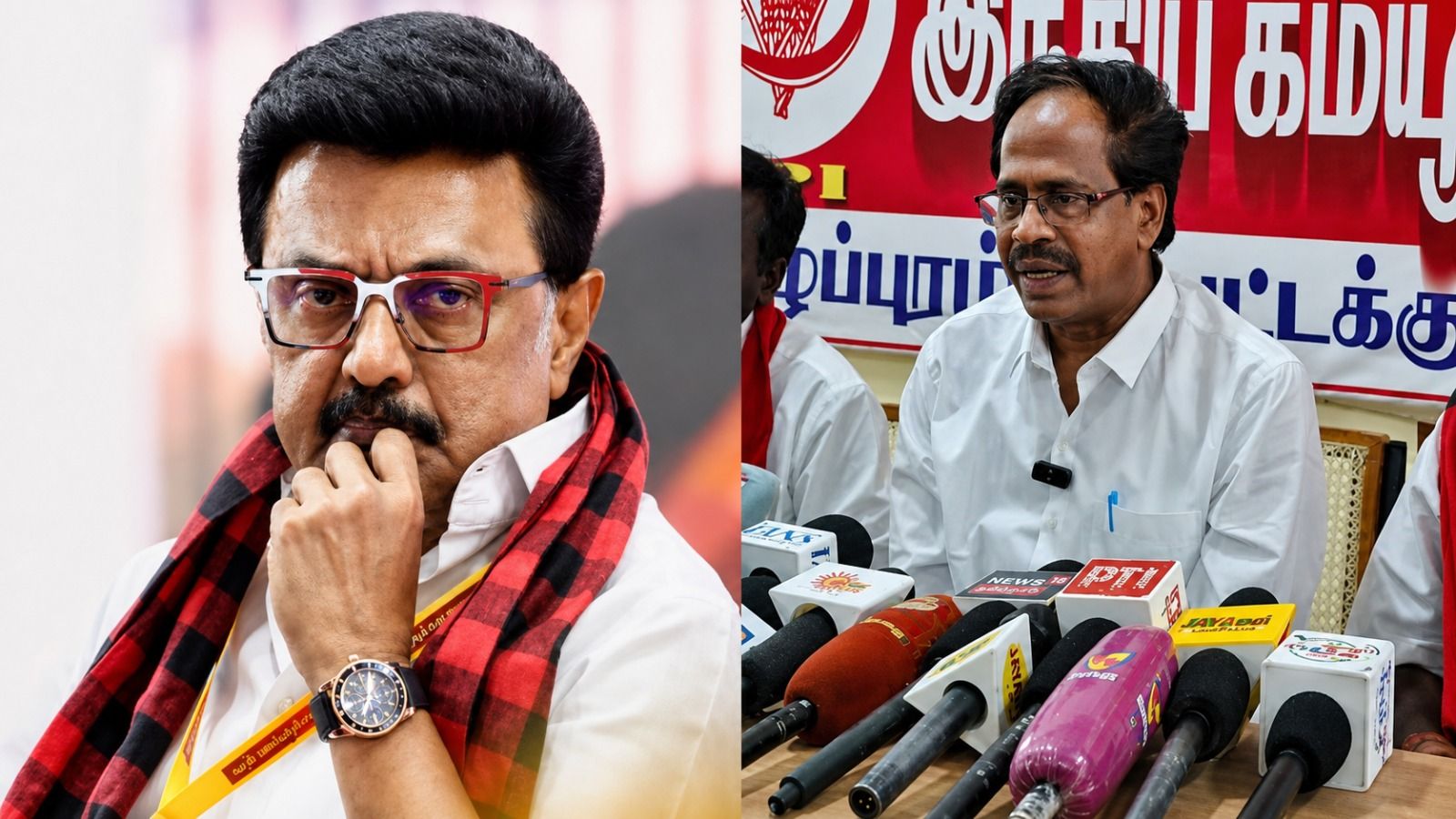 இரண்டு நாள் ஆலோசனையின் முடிவில் திமுக கூட்டணியில் இருந்து வெளியேறியது இந்திய கம்யூனிஸ்ட் கட்சி!