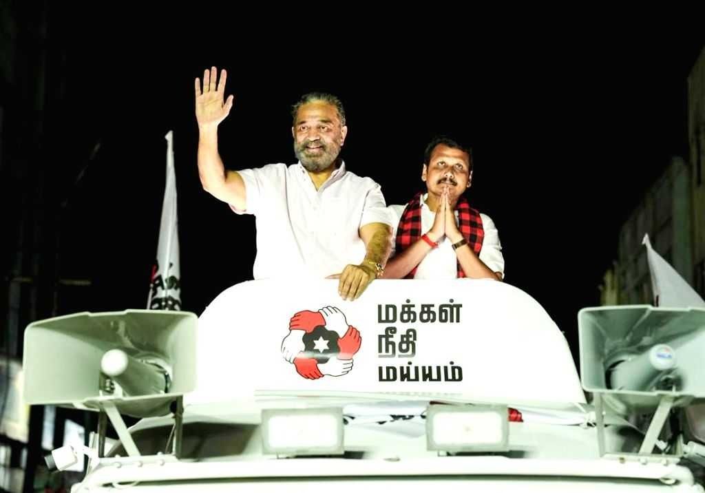 "தமிழகத்தின் மிரட்டல் எப்படி இருக்கும் என நிரூபிப்போம்": கோவையில் செந்தில் பாலாஜிக்காக கமல் அனல் பறக்கும் பிரச்சாரம்