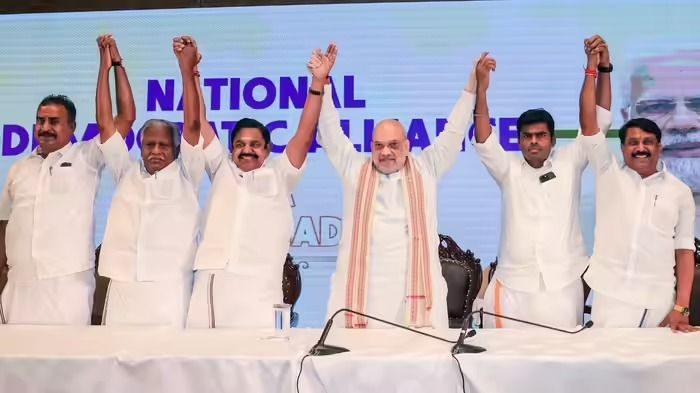 தமிழகத் தேர்தல் களத்தில் பாஜகவின் 'படைத் தளபதிகள்': அதிமுக கூட்டணி வேட்பாளர்களை ஆதரிக்க 6 மாநில முதல்வர்கள் வருகை!