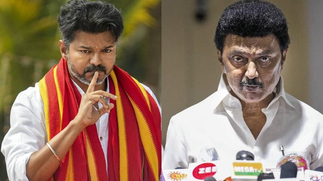 சென்னையில் திமுக கோட்டை தகர்கிறது: 16 தொகுதிகளிலும் தமிழக வெற்றிக் கழகம் அதிரடி முன்னிலை!